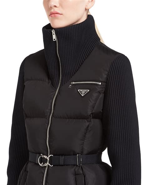 Prada nylon puffer jacket